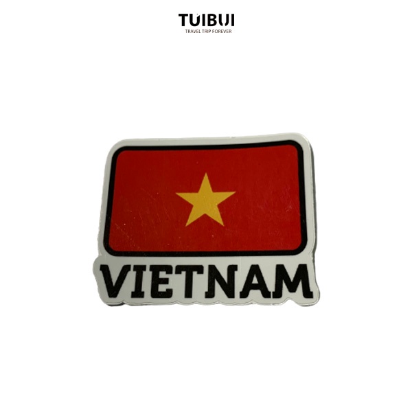 Sticker lá cờ Việt Nam - HÌnh dán là cờ Việt Nam