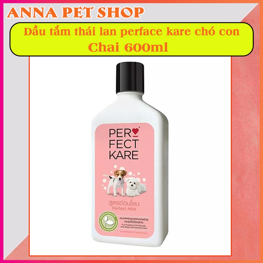 Dầu tắm thái lan perface kare chó con 600ml