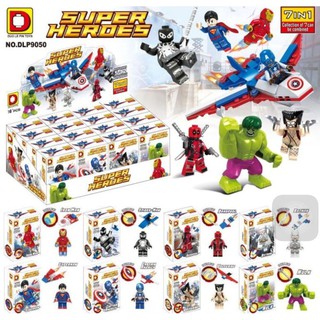 Mô hình lắp ráp non lego hero dlp9050 1 bộ 8 hộp