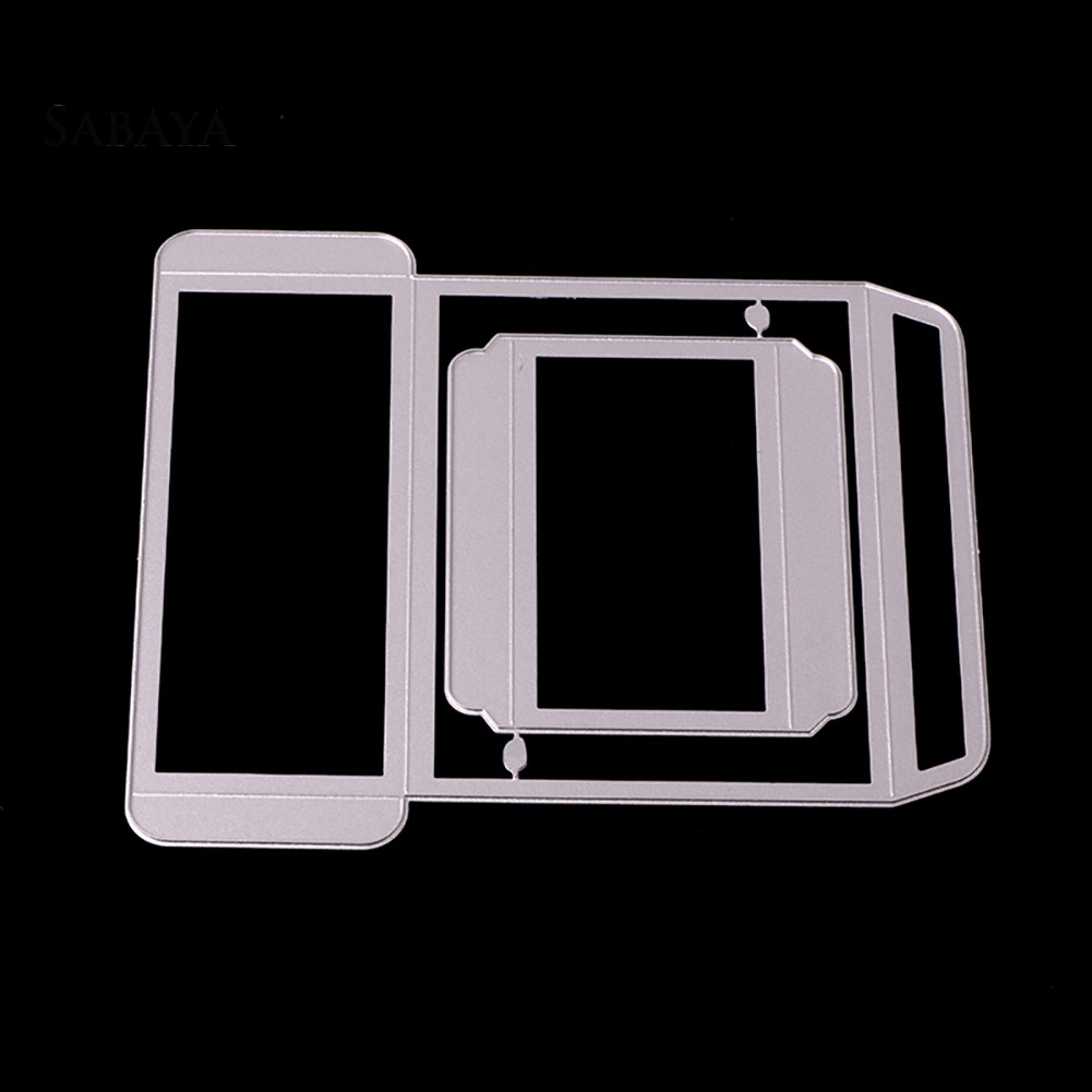 Khuôn Cắt Giấy Kim Loại Hình Hộp Quà Xinh Xắn