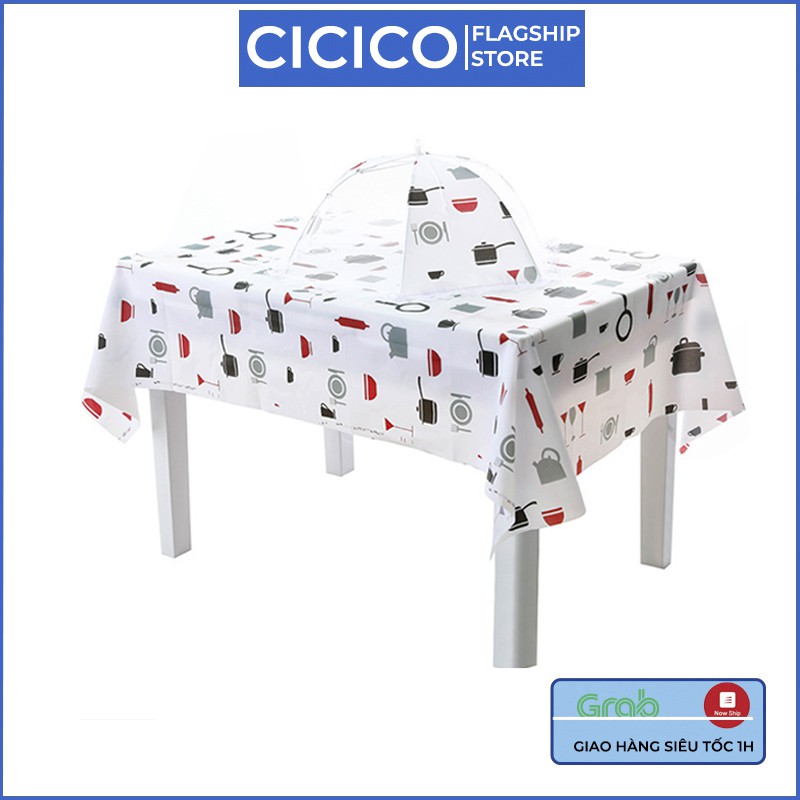 Khăn trải bàn Cicico H819 nhựa PVC khăn trải chống thấm nước vintage cao cấp