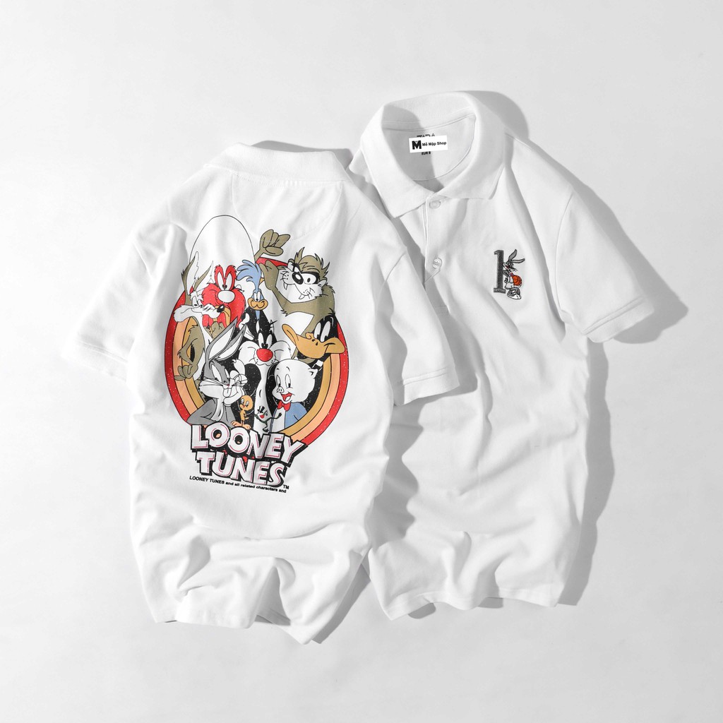 Áo polo thêu nổi mới