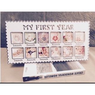 Khung ảnh cho bé kèm 12 ảnh in 12 tháng