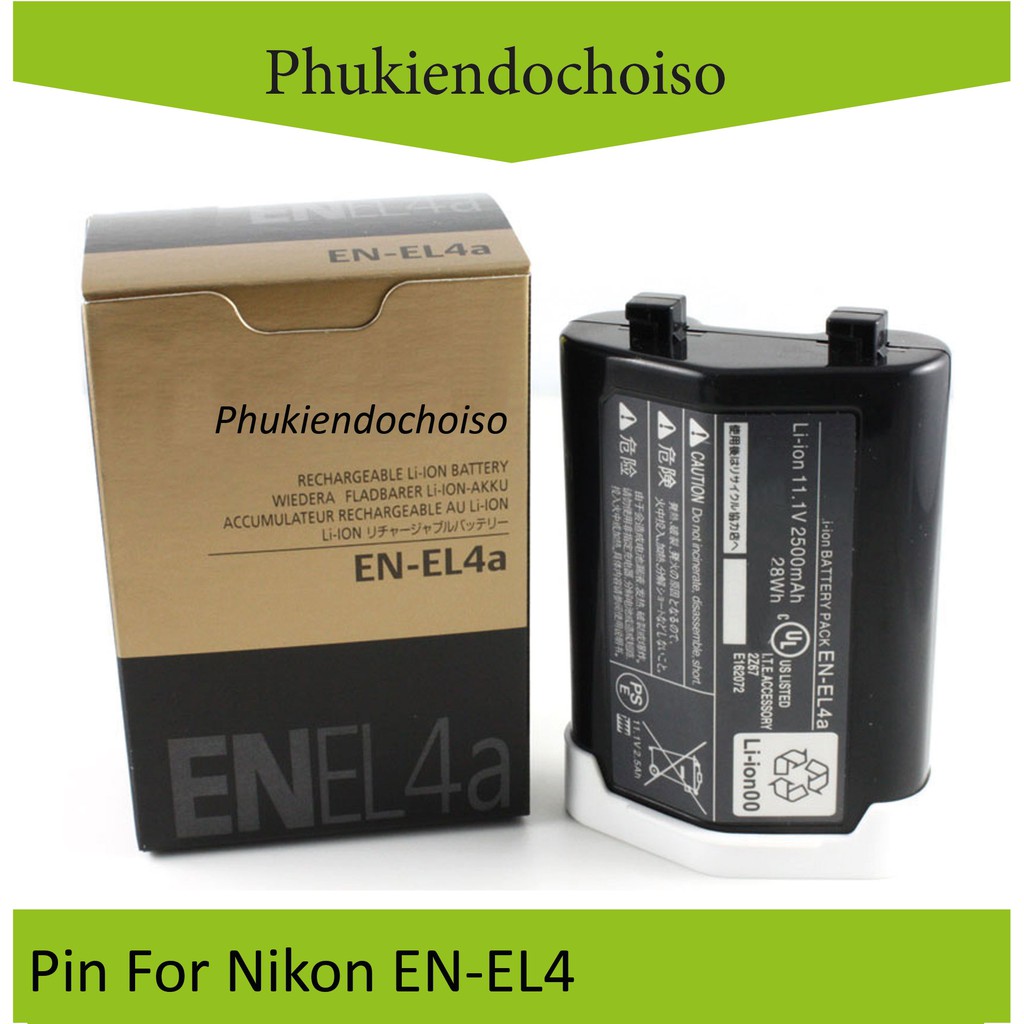 Pin thay thế pin máy ảnh Nikon EN-EL4