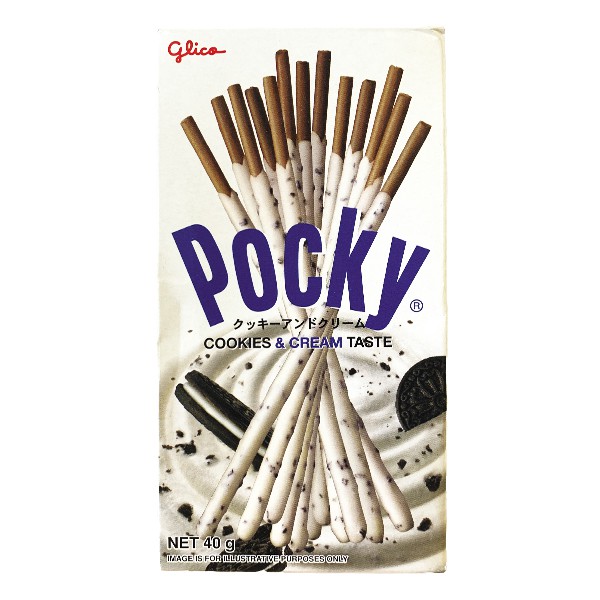 Bánh Que Pocky Vị Dâu Socola Trà Xanh Và Cookie Hộp 40G