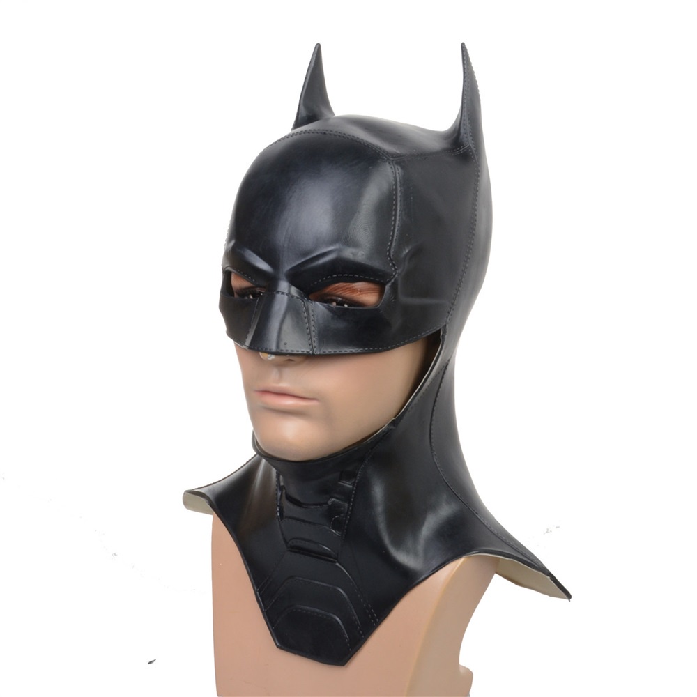 2022 The Dark Knight Batman Latex Masks Cowl Cosplay Party Superhero Props New