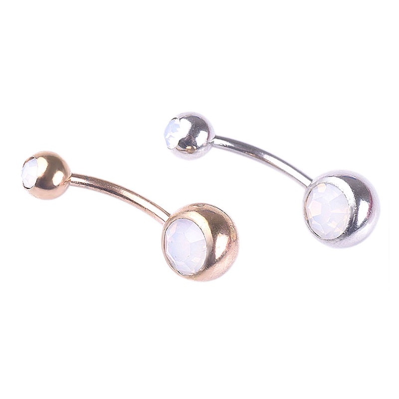 Khuyên Rốn Đính Đá Opal Thời Trang