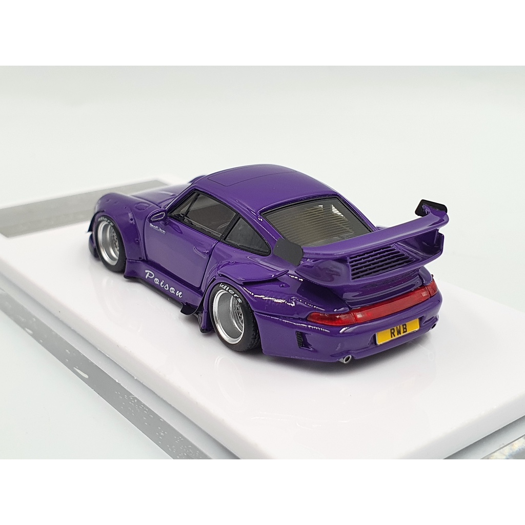 Xe Mô Hình Porsche RWB 991(993) &quot;Poison&quot; 1:64 Fuelme ( Tím )