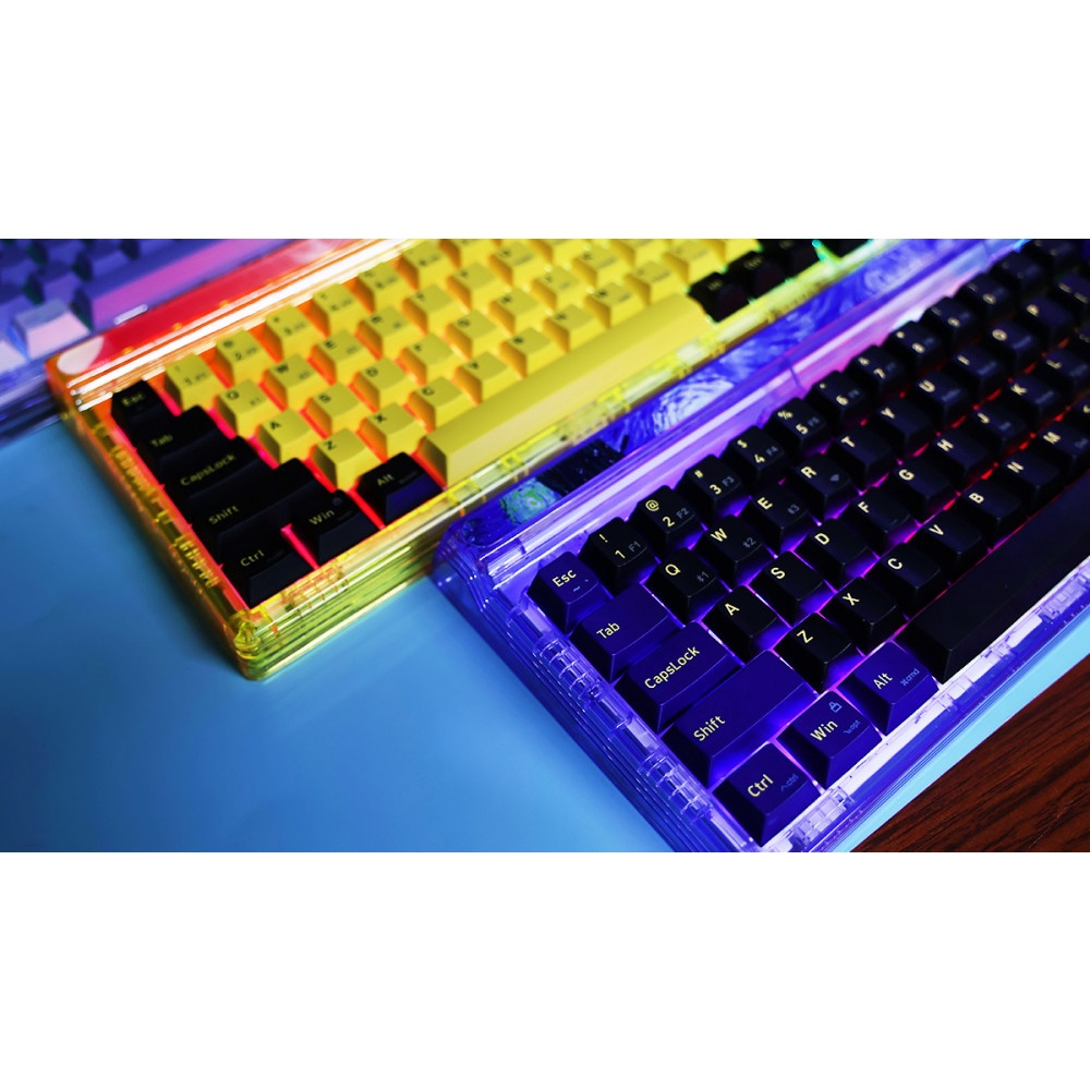 Bàn phím cơ không dây Gasket Newmen GM780 Starry Sky, Layout 78 phím, bảo hành 24 tháng - Hàng chính hãng