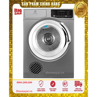 Máy sấy Electrolux 8 kg EDS805KQSA (Miễn phí giao tại HCM-ngoài tỉnh liên hệ shop)