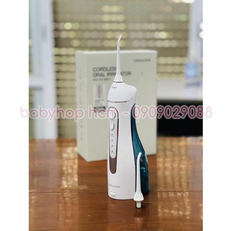 Hoả tốc - Máy tăm nước không dây Lock&Lock Cordless Oral Irrigator ENR156BLU  Màu xanh