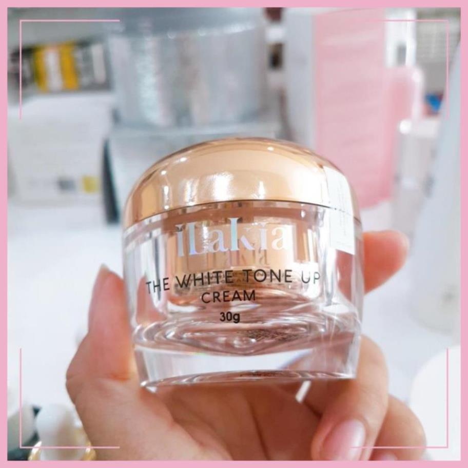 Kem Dưỡng Trắng Da Ban Ngày_The White Tone up Cream Ilakia 30gr [Tặng khẩu trang Hamita] | BigBuy360 - bigbuy360.vn