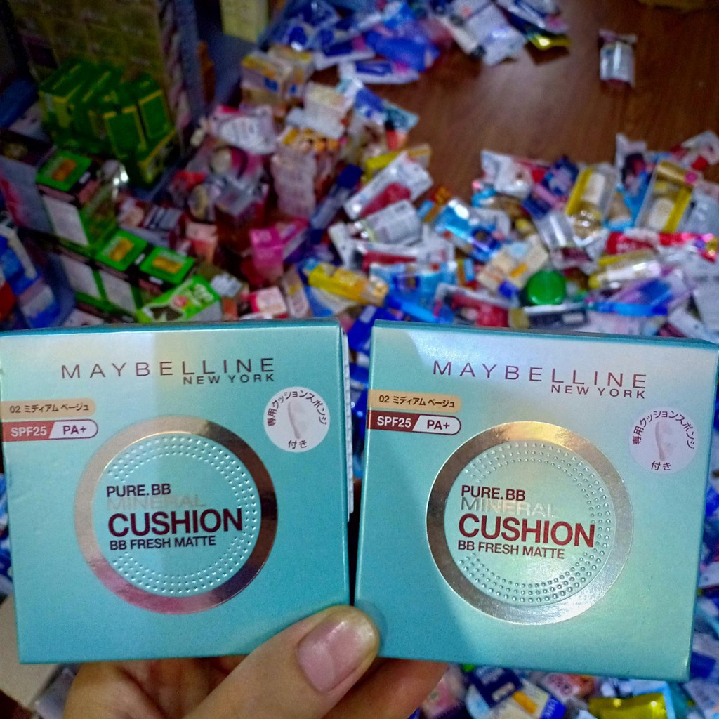 Phấn Nước Maybeline Super BB Cushion Fresh Matte SPF 25/PA+(14g)
