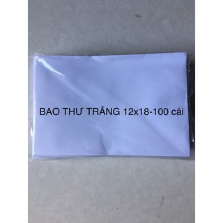 Bao thư trắng có keo 12x18 - 100 cái