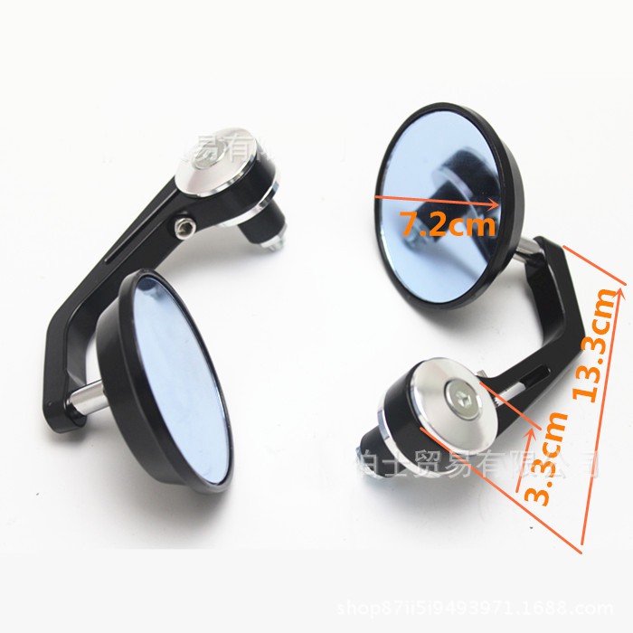 Gương gù xe máy chất liệu nhôm 1 cái