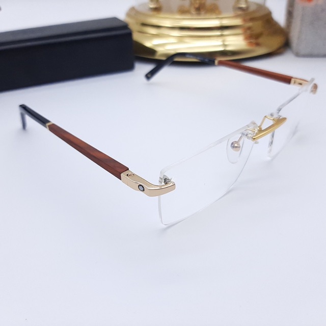 Gọng kính khoan titanium MB cao cấp