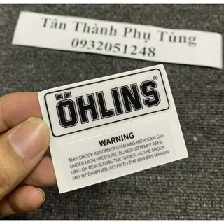 Tem dán Phuộc Ohlins