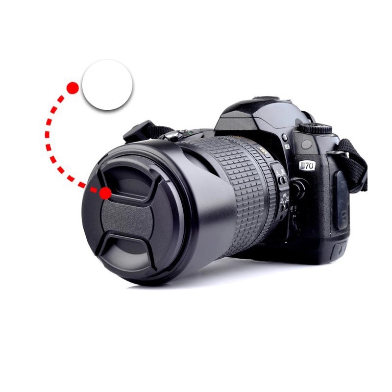 Nắp Ống Kính Máy Ảnh Lens cho máy ảnh DSLR for Canon - Nikon phi 52mm - 58mm - 62mm - 67mm - 72mm - 77mm