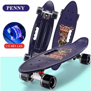 Ván Trượt Có Tay Cầm Skateboard Penny 4 Bánh Phát Sáng - Siêu Bền Đẹp G thumbnail