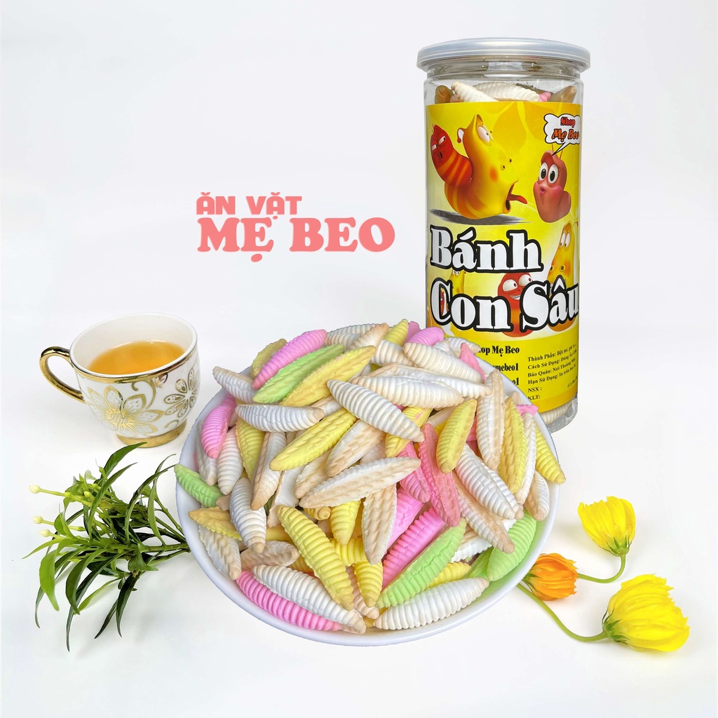 Bánh men con sâu đuông dừa 300gr cực ngon