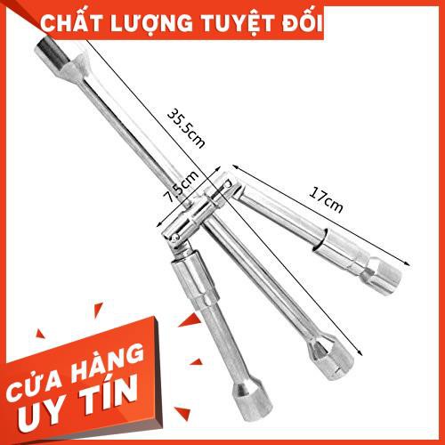 Bộ cờ lê 4 đầu tháo bánh xe -Lốp xe Hơi