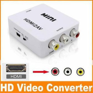 Box chuyển hdmi ra av mini - bộ chuyển đổi hdmi sang av - adapter hdmi sang av