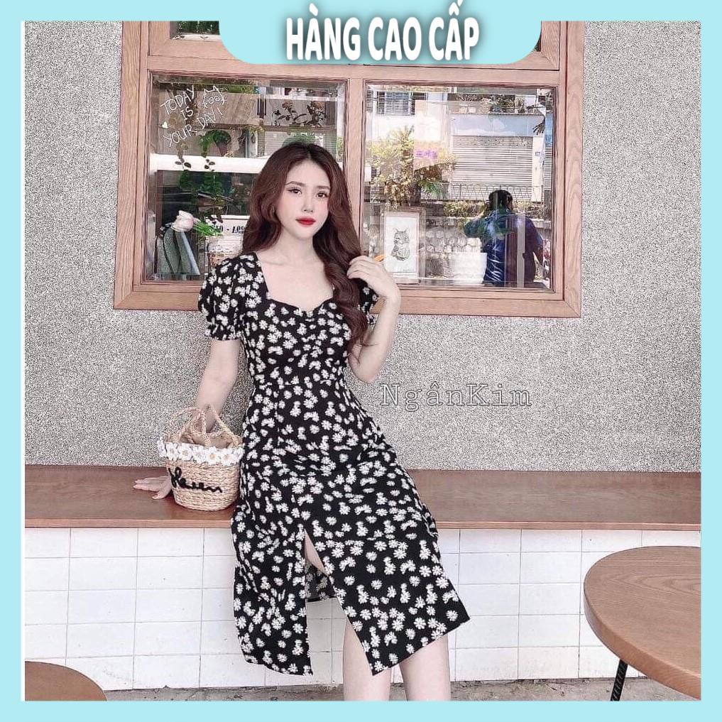 Đầm Nữ - Đầm maxi cúc họa mi xẻ tà duyên dáng (HÀNG SIÊU ĐẸP) | BigBuy360 - bigbuy360.vn