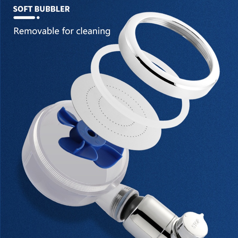 Vòi Hoa Sen Áp Suất Cao Trong Suốt Có Công Tắc Bật / Tắt
