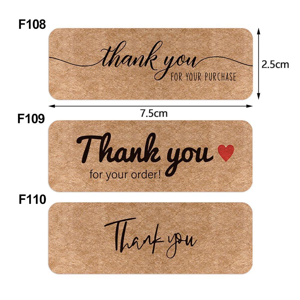 GOGOUP Cuộn 120 Nhãn Dán 3x1 Inch In Chữ Thank You For Your Order