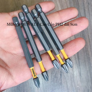 Mũi Vít DEWALT Nhập Mỹ Xịn, Mũi có Từ. Dài 9cm