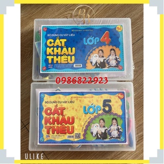 Bộ lắp ghép mô hình kĩ thuật, bộ dụng cụ khâu thêu LỚP 4, LỚP 5