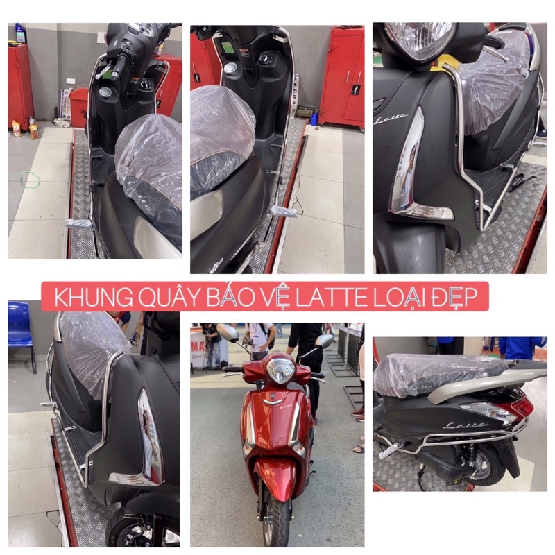 khung quây bảo vệ trang trí latte yamaha loại đẹp
