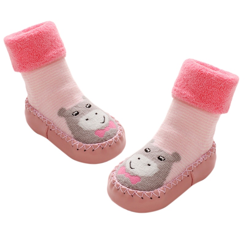 Vớ Dày Dặn Chống Trượt In Họa Tiết Hoạt Hình Dễ Thương Cho Bé Sơ Sinh