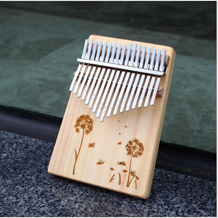 Đàn Kalimba 17 Phím Bồ Công Anh Cho Người Mới Tập - Full Phụ Kiện