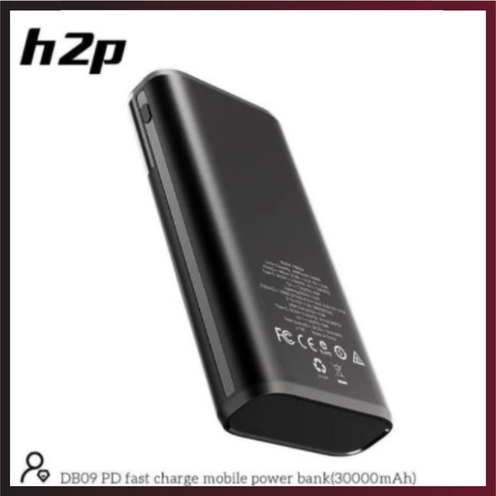 Pin sạc dự phòng chính hãng 30000mah Hoco DB09 sạc nhanh 18W, vật liệu chống cháy ABS, siêu bền, tự ngắt, an toàn