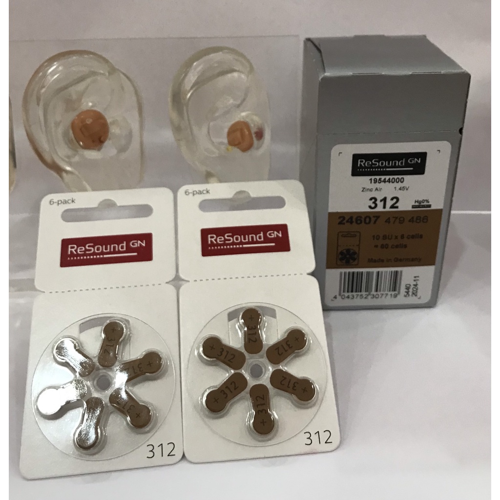 PIN MÁY TRỢ THÍNH SIZE 312 RESOUND - CAM KẾT CHÍNH HÃNG ĐỨC