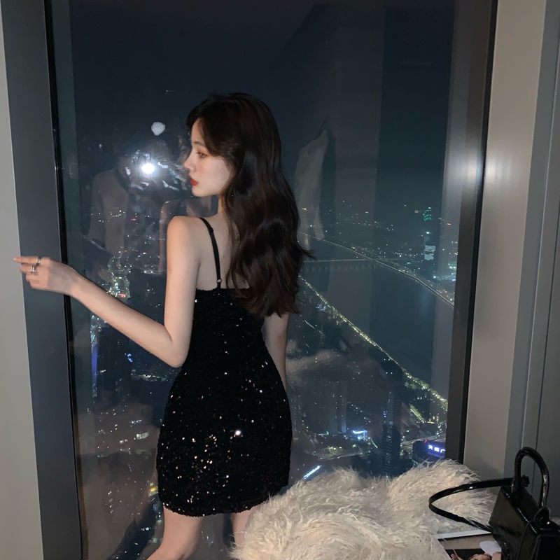 Váy body Đính Kim Sa Quyến Rũ