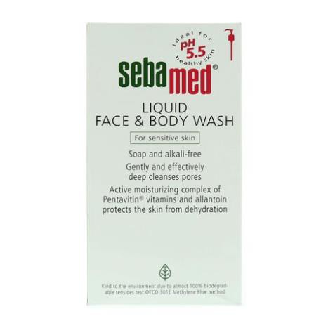 Sửa tắm và rửa mặt cho da nhạy cảm Sebamed pH 5.5 Sensitive Liquid Face & Body Wash (Nhập khẩu) - Phần 1