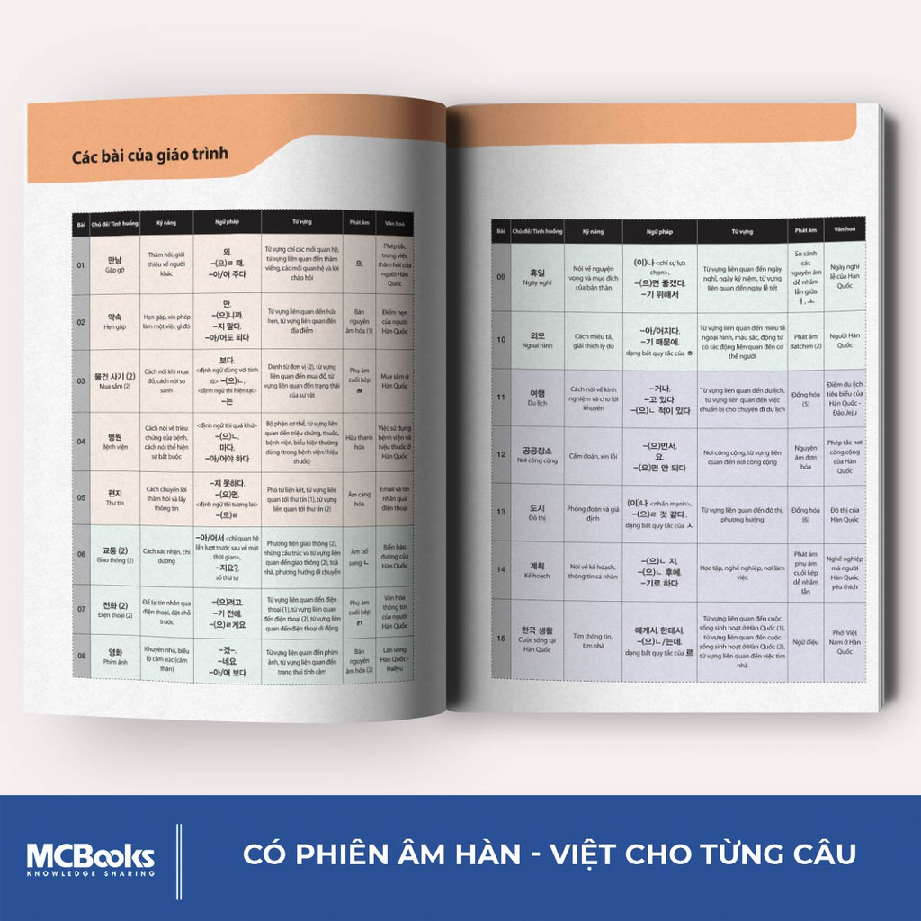 Sách - Tiếng Hàn Tổng Hợp Dành Cho Người Việt Nam Trình Độ Sơ Cấp Tập 2 - Bản Đen Trắng