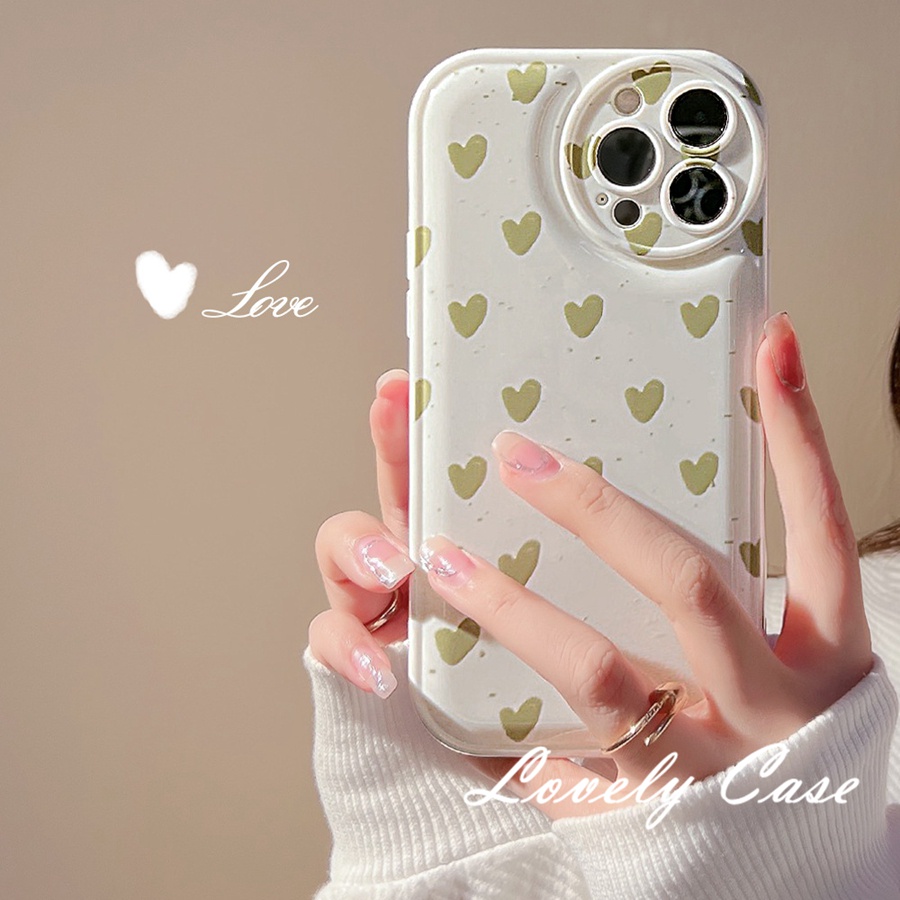 Ốp Điện Thoại Mềm In Hình Trái Tim Cho IPhone 14 13 12 11 Pro Max X XR Xs Max 8 7 6 6s Plus SE 2020