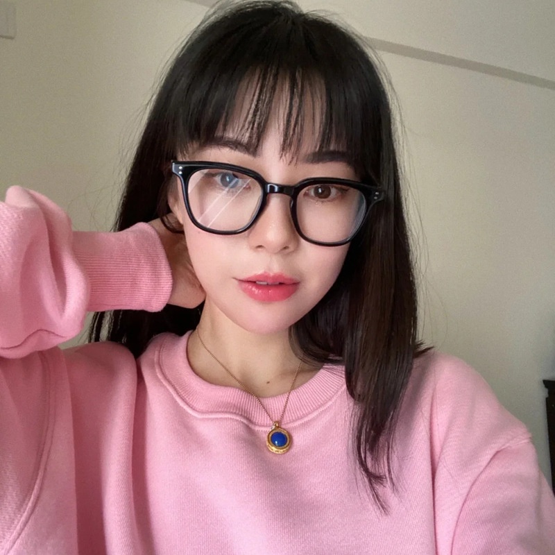 Mắt Kính GM Gọng Vuông Siêu Nhẹ Chống Ánh Sáng Xanh Thời Trang Hàn Quốc