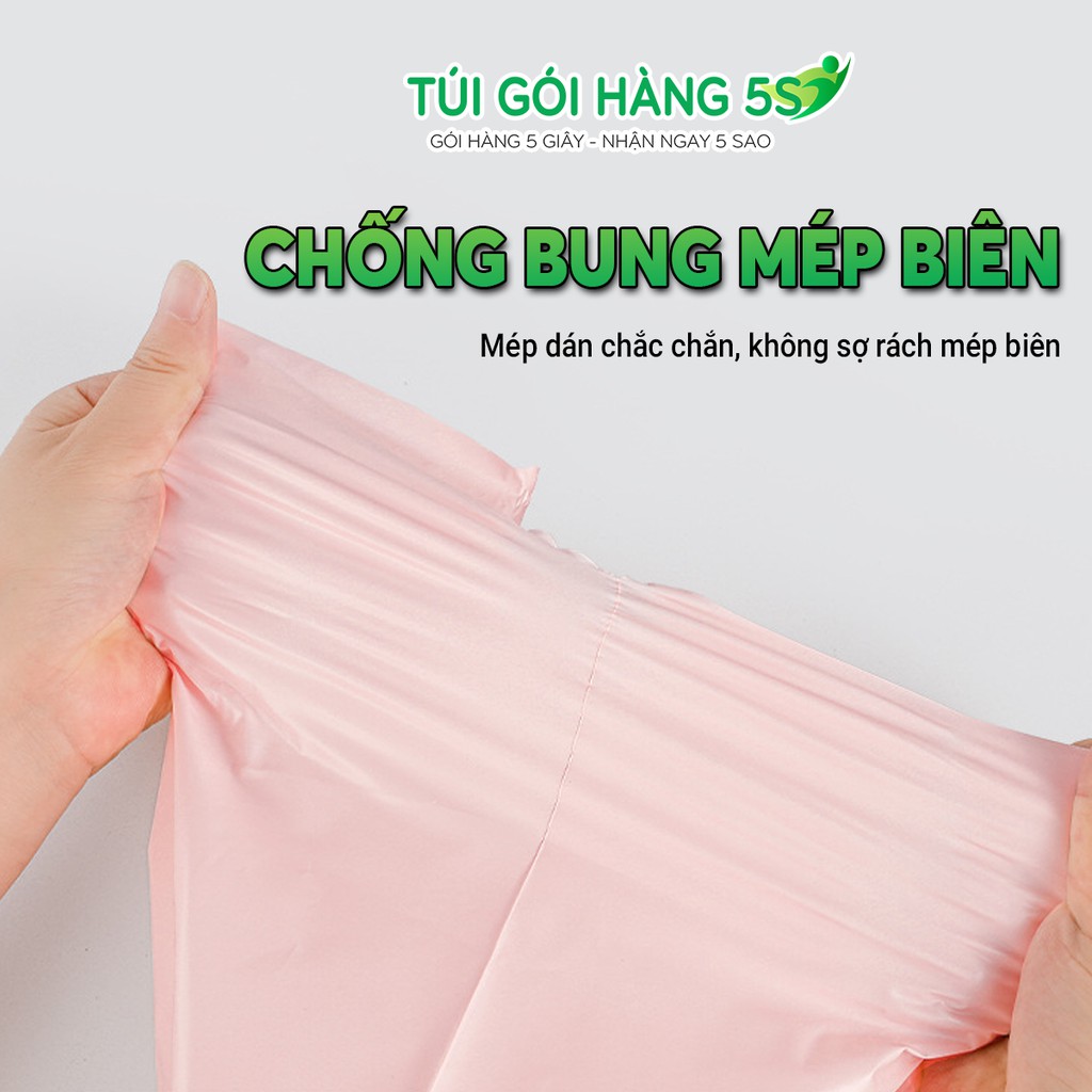 Túi Gói Hàng, Túi Đóng Hàng Niêm Phong Keo Tự Dính 5S Kích Thước 28x42cm Cuộn 100 Túi