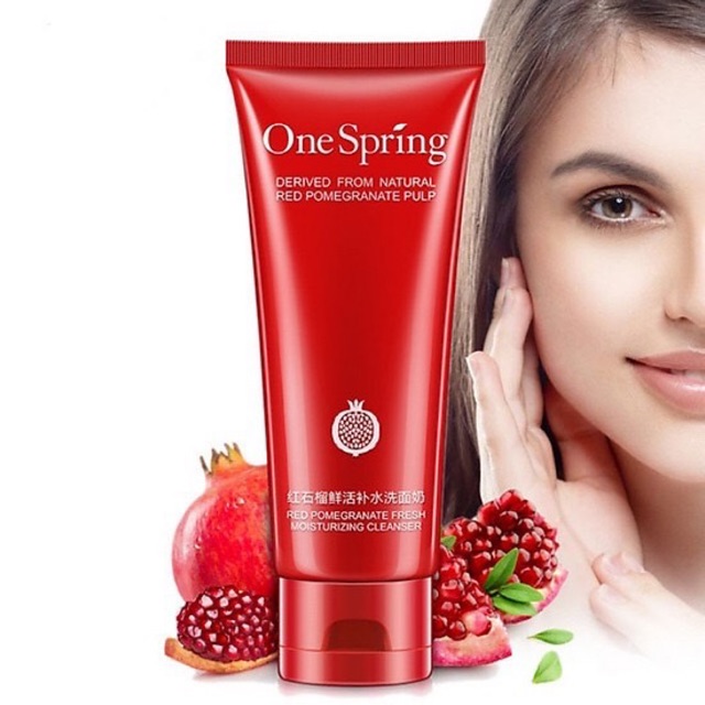 Sữa rữa mặt lựu đỏ one spring 100g
