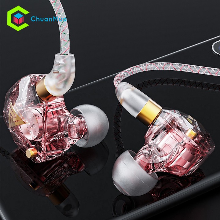 Tai Nghe Siêu Bass QKZ SK8 cho điện thoại âm thanh Hifi hay sống động, Tai Nghe Nghe Nhạc (Nhiều Màu chọn lựa)