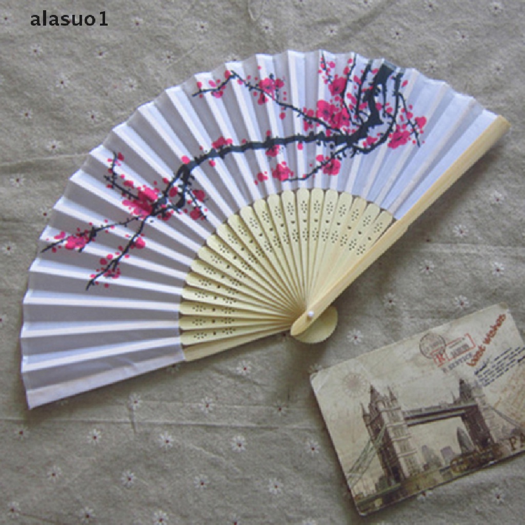 [alasuo1] Quạt Hoa Anh Đào Châu Á Gấp Lại Được Làm Quà Tặng Đám Cưới Tinh Tế