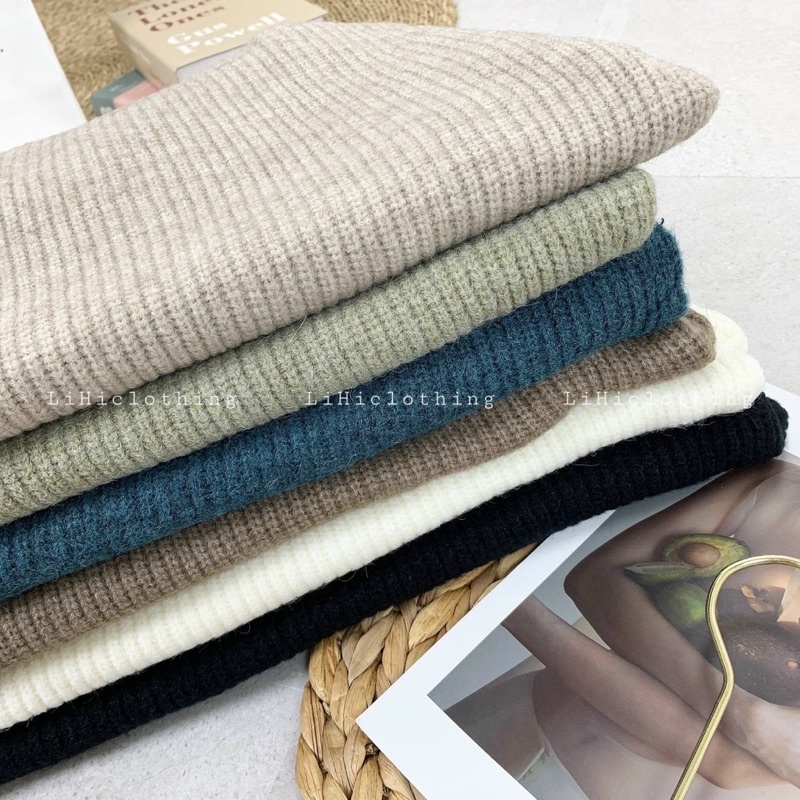 BÁN SỈ ÁO LEN CỔ - TAY CHUN BÈO CHO NỮ | BigBuy360 - bigbuy360.vn