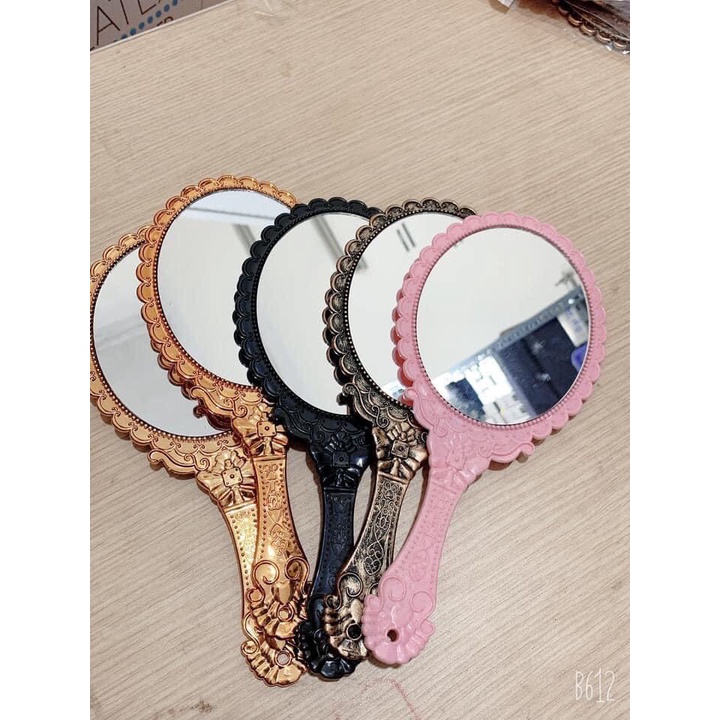 Gương cầm tay công chúa , sử dụng trang điểm và phun xăm