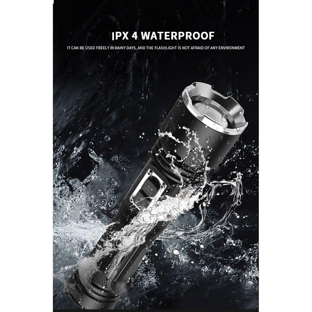 Đèn Pin Xhp160 Siêu Sáng Sạc USB Tiện Dụng