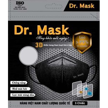 Khẩu trang Dr.Mask 4 lớp xịn đẹp chính hãng.