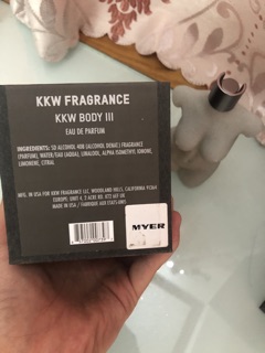 Nước hoa KKW Body EAU de Parfum